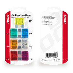 AMiO Ασφάλειες Αυτοκινήτου Maxi 7τμχ Κωδικός: 02214