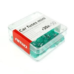 AMiO Ασφάλειες Mini 30A Κουτί 50τμχ /AM Κωδικός: 02223