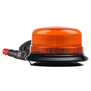 AMiO Φάρος Αυτοκινήτου LED 12 / 24V Αδιάβροχος 13.6cm με Πορτοκαλί Φωτισμό Κωδικός: 02295