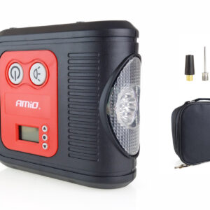 AMiO Τρόμπα Αυτοκινήτου 150PSI Επαναφορτιζόμενη 12V Κωδικός: 02380