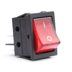 AMiO Διακόπτης Rocker με Φωτισμό Κόκκινο 1τμχ Κωδικός: 02462