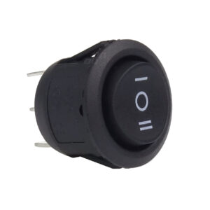 AMiO Διακόπτης On/Off Αυτοκινήτου 12V Universal 3pin Μαύρο Κωδικός: 02463