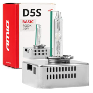 AMiO Λάμπα D5S Xenon 5000K Ψυχρό Λευκό 25W