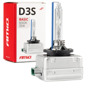 AMiO Λάμπα Αυτοκινήτου Basic D3S Xenon 8000K Ψυχρό Λευκό 35W 1τμχ