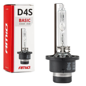 AMiO Λάμπα Αυτοκινήτου Basic D4S Xenon 4300K Φυσικό Λευκό 35W 1τμχ