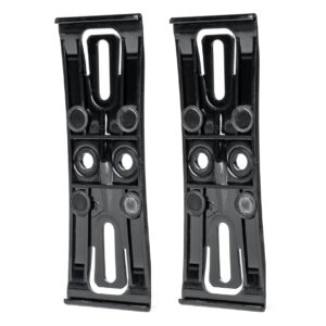 AMiO Πλαίσια Πινακίδας Αυτοκινήτου Πλαστικά Μαύρο 2τμχ Κωδικός: 03181