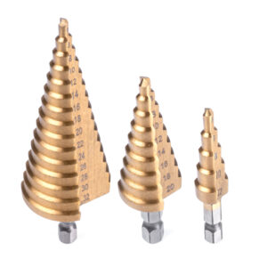 AMiO Σετ 3 Κωνικά Τρυπάνια HSS για Μέταλλο Κωδικός: 03271