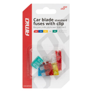 AMiO Σετ Ασφάλειες Αυτοκινήτου Μαχαιρωτές 5τμχ Κωδικός: 03380