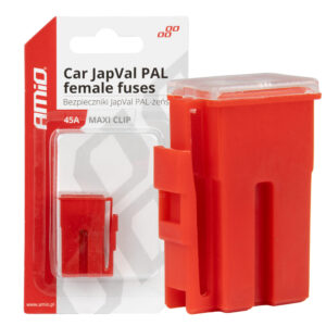 Ασφαλειες Japval Pal Θηλυκες 45a Κοκκινο Χρωμα Amio 2 Τεμ 03414/am Κωδικός: 03414