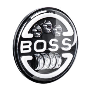 AMiO Στρογγυλός Αδιάβροχος Προβολέας Αυτοκινήτου LED Universal 9 - 36V 55W με Λευκό Φωτισμό 1τμχ Κωδικός: 03625