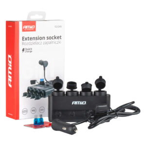 AMiO Αντάπτορας Αναπτήρα Αυτοκινήτου 12V - 24V Κωδικός: 04175