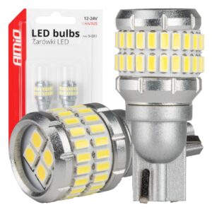 AMiO Λάμπες Αυτοκινήτου T15 / W16W Canbus LED 6000K Ψυχρό Λευκό 12-24V 2τμχ