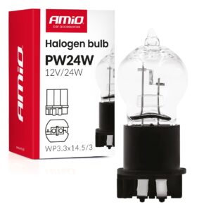 AMiO Λάμπα Αυτοκινήτου PW24W / DRL Αλογόνου Λευκό 12V 24W