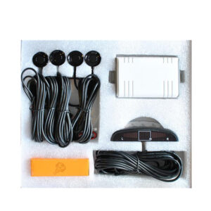 M-Tech Σύστημα Παρκαρίσματος Αυτοκινήτου με Οθόνη και 4 Αισθητήρες 21.5mm σε Ασημί Χρώμα Κωδικός: CP4S