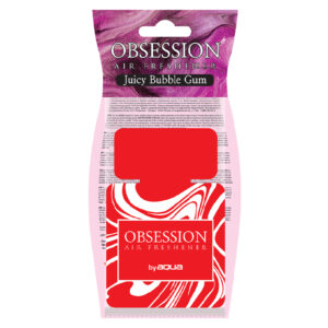 Aqua Αρωματική Καρτέλα Κρεμαστή Αυτοκινήτου Obsession Juicy Bubblegum Κωδικός: 10-671