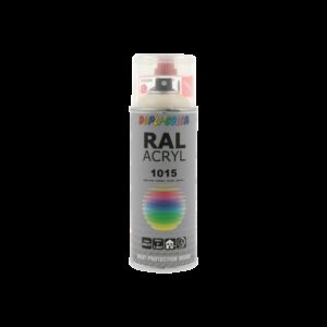 Dupli Color Σπρέι Βαφής RAL Acryl Ακρυλικό με Μεταλλικό Εφέ Light Ivory RAL 1015 400mlΚωδικός: 349515