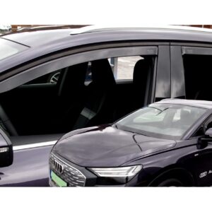 Heko Σετ Ανεμοθραύστες Αυτοκινήτου Μπροστινοί και Πίσω Σκούρο Φιμέ για Audi Q4 E-Tron 5D 2021 4τμχ Κωδικός: 10278