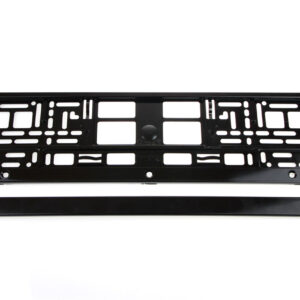 AMiO Πλαίσιο Πινακίδας Αυτοκινήτου Πλαστικό 52 x 12.5cm Μαύρο /AM Κωδικός: 01644