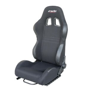 Simoni Racing Jenson Κάθισμα Μαύρο Ανακλινόμενο με Δέρμα στις Άκρες Κωδικός: SRS/1N