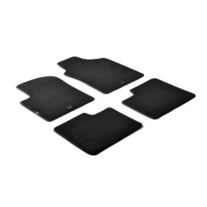 Lampa Σετ Μπροστινά και Πίσω Πατάκια 4τμχ για Fiat 500 Μαύρα Κωδικός: L2305.7