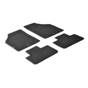 Lampa Σετ Μπροστινά και Πίσω Πατάκια 4τμχ για Fiat Punto 2009+ Μαύρα Κωδικός: L2304.8