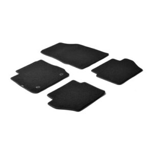 Lampa Σετ Μπροστινά και Πίσω Πατάκια 4τμχ για Ford Fiesta 3D/5D Μαύρα Κωδικός: L2306.2