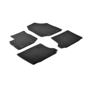 Lampa Σετ Μπροστινά και Πίσω Πατάκια 4τμχ για Honda Jazz 2015+ Μαύρα Κωδικός: L2307.4