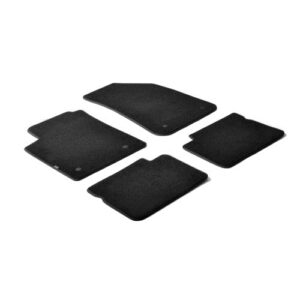 Lampa Σετ Μπροστινά και Πίσω Πατάκια 4τμχ για Fiat Bravo Μαύρα Κωδικός: L2305.4