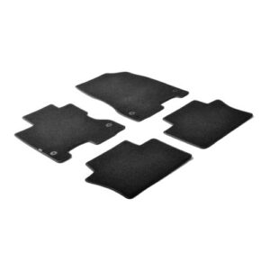 Lampa Σετ Μπροστινά και Πίσω Πατάκια 4τμχ για Renault Koleos 2013+ Μαύρα Κωδικός: L2314.0