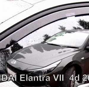 Heko Σετ Ανεμοθραύστες Αυτοκινήτου Μπροστινοί Σκούρο Φιμέ για Hyundai Elantra 2020 Sedan 2τμχ Κωδικός: 17310