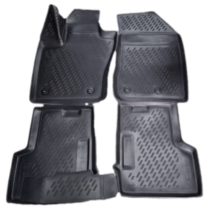 Novline Σετ Μπροστινά και Πίσω Πατάκια 4τμχ Τύπου Σκαφάκι για Fiat 500X 2014+ Μαύρα Κωδικός: CARFIAT00001