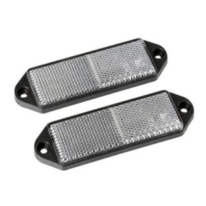 Lampa Ανακλαστήρας Φορτηγού Αντανακλαστικά Λευκά Euro-Norm 90x35mm 2τμχ Κωδικός: L2052.1
