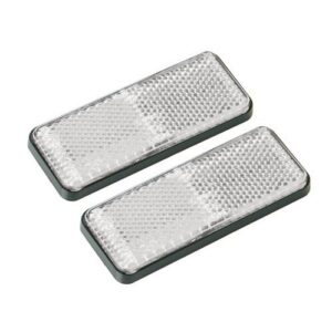 Lampa Ανακλαστήρας Φορτηγού Αντανακλαστικά Euro-Norm Λευκά 90x35mm 2τμχ Κωδικός: L2053.9