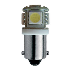 Simoni Racing Λάμπες Αυτοκινήτου & Μοτοσυκλέτας Hyper Multi Led 5 BA9S LED 6000K Ψυχρό Λευκό 12V 1.5W 2τμχ