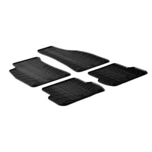 Lampa Σετ Μπροστινά και Πίσω Πατάκια 4τμχ Τύπου Σκαφάκι για Seat Exeo Audi A4 2008 Μαύρα Κωδικός: L2437.8