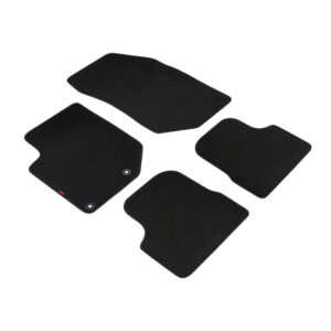 Lampa Σετ Μπροστινά και Πίσω Πατάκια 4τμχ για Peugeot 2008 / 208 2019+ Μαύρα Κωδικός: L2329.6