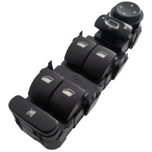 NTY Διακόπτης Παραθύρων Αυτοκινήτου για Citroen C5 2004+ / C8 2002+ 9pin Μαύρο Κωδικός: EWS-CT-012