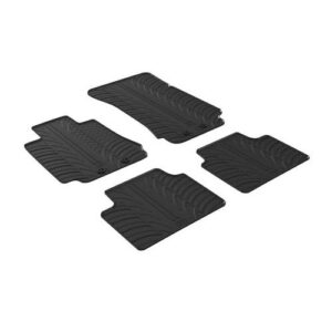 Lampa Σετ Μπροστινά και Πίσω Πατάκια 4τμχ Τύπου Σκαφάκι για Alfa Romeo Giulia Μαύρα Κωδικός: L2446.4