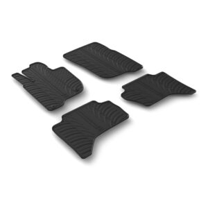 Lampa Σετ Μπροστινά και Πίσω Πατάκια 4τμχ για Fiat Fullback Mitsubishi L200 2016+ Μαύρα Κωδικός: L2454.9