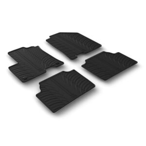 Lampa Σετ Μπροστινά και Πίσω Πατάκια 4τμχ Τύπου Σκαφάκι για Kia Niro Μαύρα Κωδικός: L2465.8