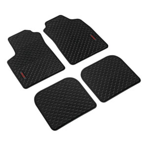 Lampa Σετ Μπροστινά και Πίσω Πατάκια 4τμχ για Fiat Panda 2012+ Μαύρα Κωδικός: L2630.7