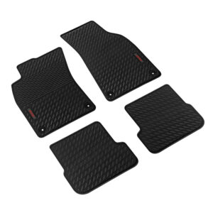 Lampa Σετ Μπροστινά και Πίσω Πατάκια 4τμχ για Audi A6 2004-2011 Μαύρα Κωδικός: L2633.7