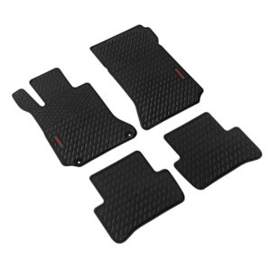 Lampa Σετ Μπροστινά και Πίσω Πατάκια 4τμχ για Mercedes-Benz C Class 2007 Μαύρα Κωδικός: L2633.9