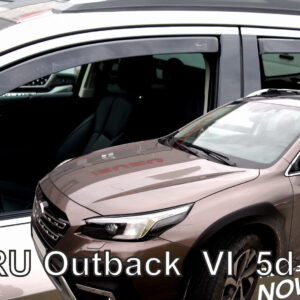 Heko Σετ Ανεμοθραύστες Αυτοκινήτου Μπροστινοί και Πίσω Σκούρο Φιμέ για Skoda Fabia 4τμχ Κωδικός: 28532