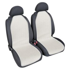 Lampa Σετ Πλατοκαθίσματα Αυτοκινήτου 2τμχ Ψάθα Slim Strip Λευκά