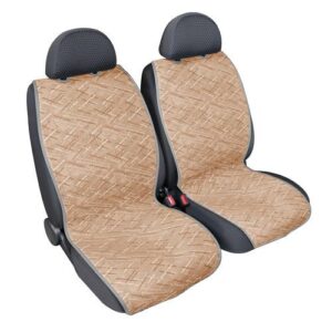 Lampa Σετ Πλατοκαθίσματα Αυτοκινήτου 2τμχ Πολυεστερικά Fresco Elegance Μπεζ