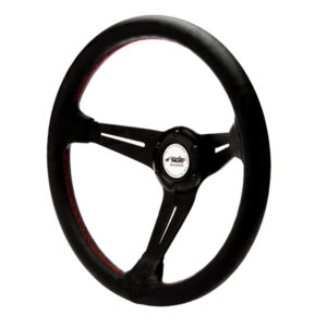 Simoni Racing Τιμόνι Αυτοκινήτου Class Τριάκτινο με Διάμετρο 35cm Κόκκινο/Μαύρο Κωδικός: SRCLASS