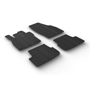 Lampa Σετ Μπροστινά και Πίσω Πατάκια 4τμχ Τύπου Σκαφάκι για Seat Arona Μαύρα Κωδικός: L2451.5