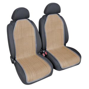 Lampa Σετ Πλατοκαθίσματα Αυτοκινήτου 2τμχ Ψάθα Slim Strip Μπεζ