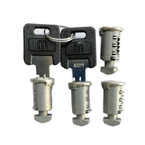 Menabo Κλειδαριές Σχάρας Αυτοκινήτου Κλειδαριές για Μπάρες Οροφής Tema/Tema Alu 4τμχ 4τμχ Κωδικός: 3290/MB